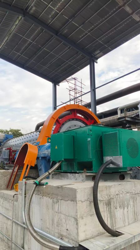 YR630kw10kv高壓電機（jī）現場拖動球磨機試機