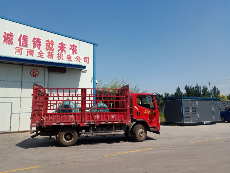 2台電（diàn）機發貨山東淄博（bó）